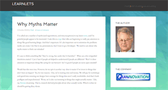 Desktop Screenshot of blog.learnlets.com